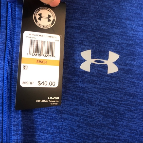 NWT Under Armor Men’s Small Loose Heat Gear 3/4 Zip Long sleeve Pullover - Picture 2 of 9